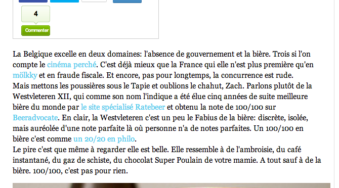 Huffington Post (FR) Westvleteren